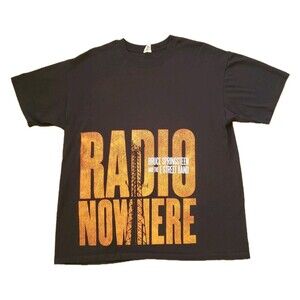 Vintage 07 Bruce Springsteen Sz XL Mens Radio Nowhere Double Side Tour T-Shirt
